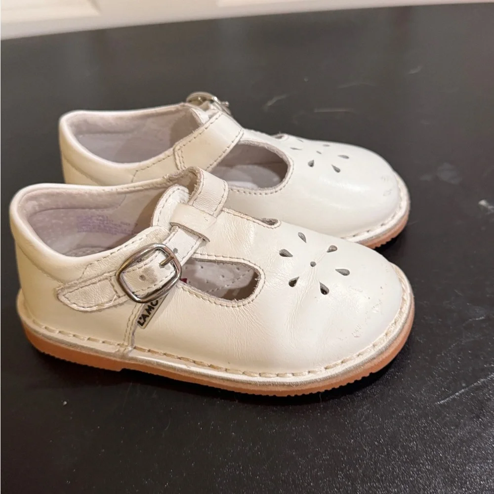 L'Amour white Kids Shoes
